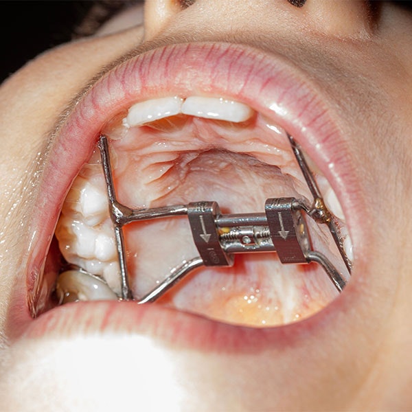 MARPE palatal expander appliance for adult jaw expansion in Albuquerque